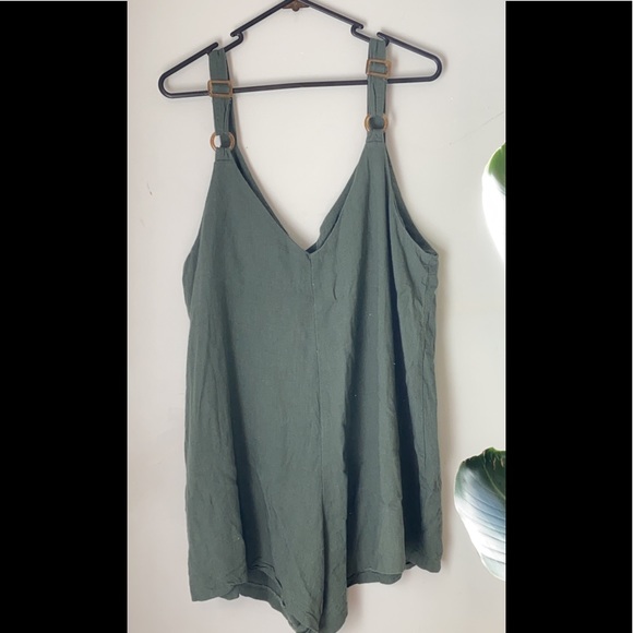 🌻Dotti Khaki Green playsuit/Romper - Picture 3 of 3